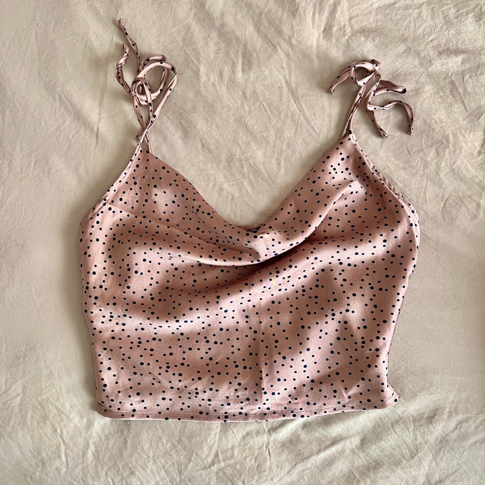 Cowl Neck Crop Tank